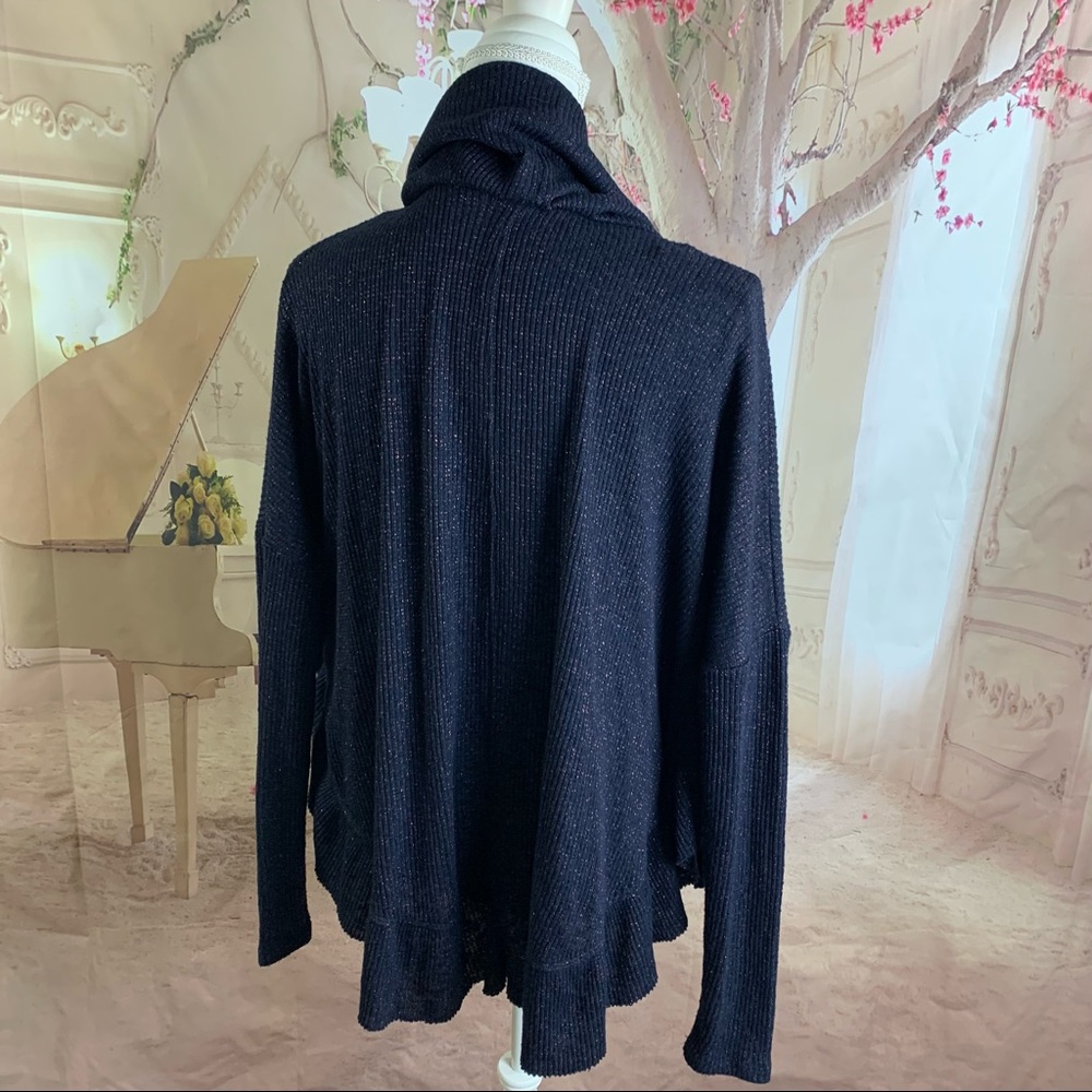 Anthropologie Postmark Ribbed Ruffle Turtleneck - Picture 8 of 12